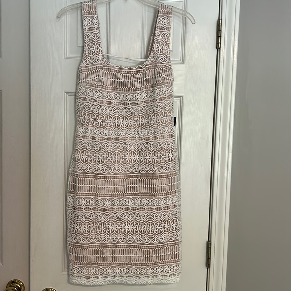 Lulus White Crochet Lace Dress